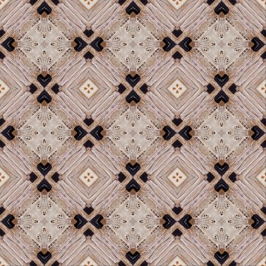 Beyaz ve siyah desen dokulu