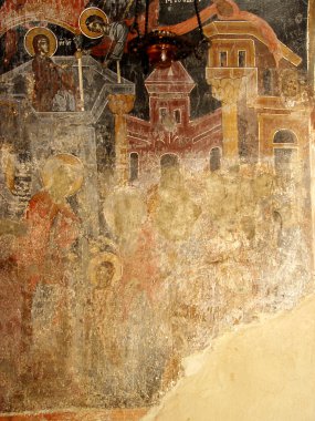 Ancient frescoes clipart