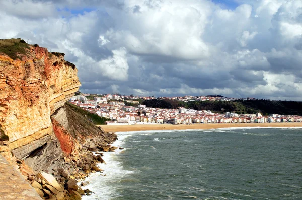 Nazare.Portugal Photos De Stock Libres De Droits