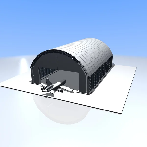 Hangar — Stockfoto