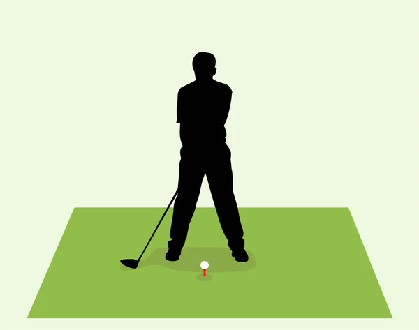 Golfeur — Image vectorielle