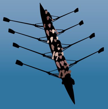 Rowing clipart