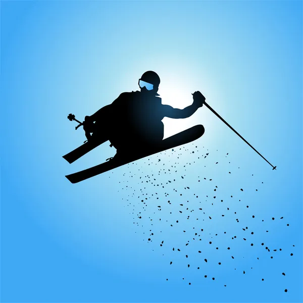 スキー ジャンプストックベクター ロイヤリティフリースキー ジャンプイラスト Depositphotos