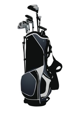 Golf Bag clipart