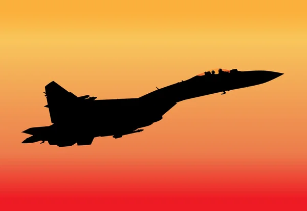 Chasseur jet — Image vectorielle