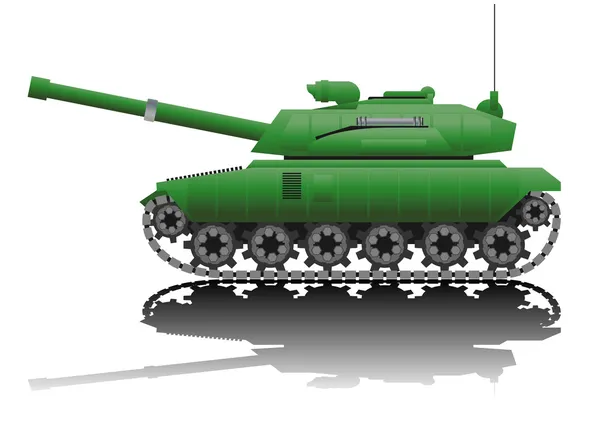 Battle tank — Stock Vector