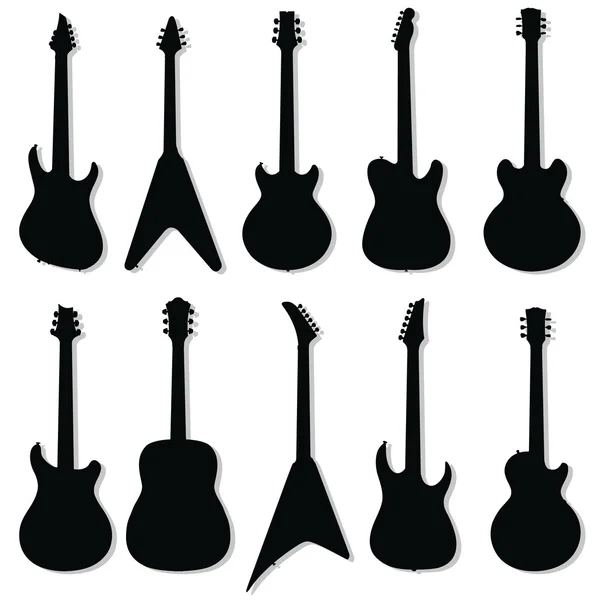 Guitarras — Vetor de Stock