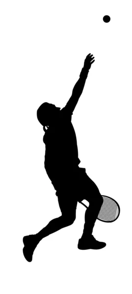 Jugador de tenis — Vector de stock