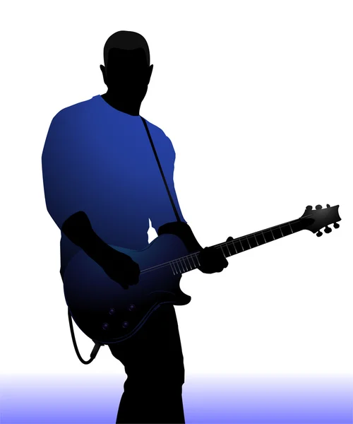 Gitar Oynatıcı — Stok Vektör