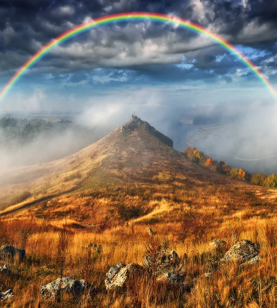 Colorful Rainbow River Canyon Nature Ukraine — Stock Photo, Image
