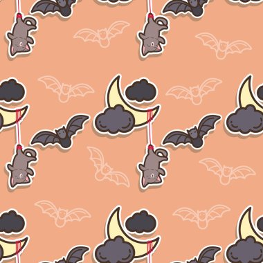 Cadılar Bayramı 'nda Ay' da kusursuz desenli kediler