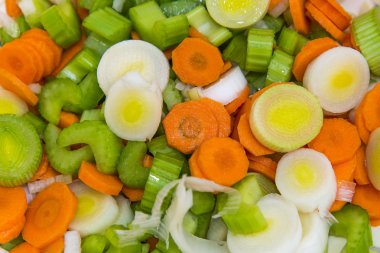 Doğranmış sebzeler