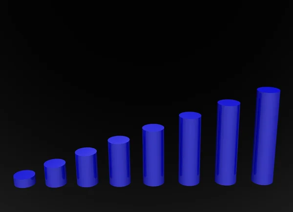 Business graph - Diagram. — Stock Photo, Image