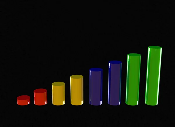 Business graph - Diagram. — Stock Photo, Image