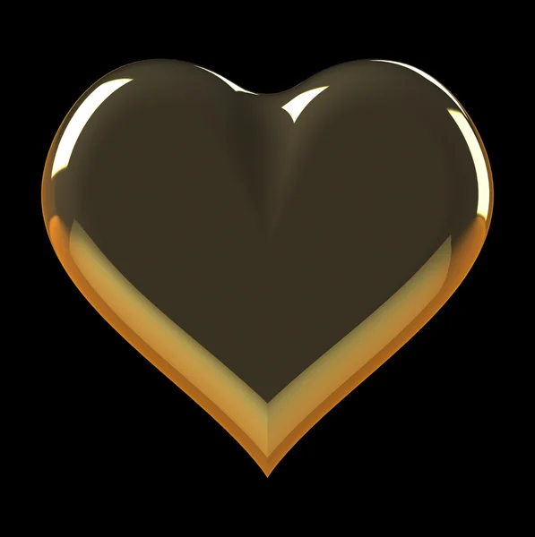 Coeur aimant d'or . — Photo