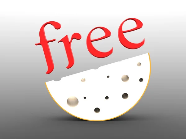 Бесплатный сыр только в мышеловке . — стоковое фото