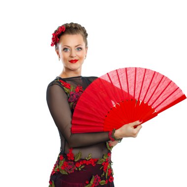 Flamenko dansçısı kadın