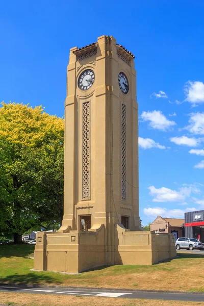 Историческая Часовая Башня Построенная 1934 Году Парке Юбилейных Садов Кембридж — стоковое фото