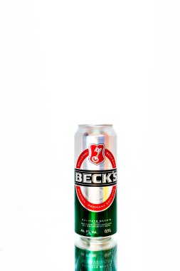 Bükreş, Romanya, 2021 'de Beck' s veya Becks biraları