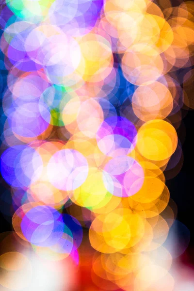 Abstract Wazig Kerstverlichting Achtergrond — Stockfoto