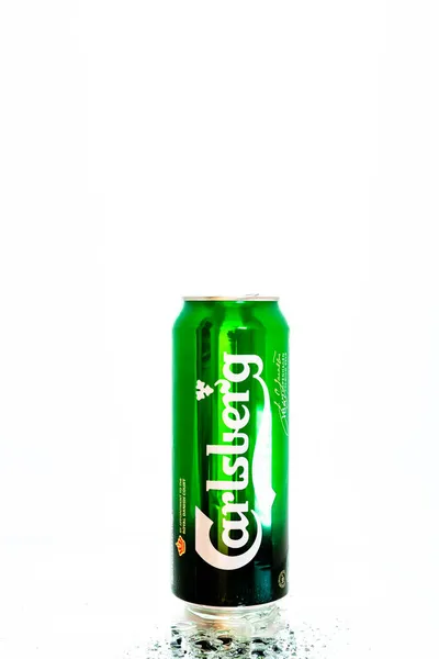 Bier Van Carlsberg Boekarest Roemenië 2021 — Stockfoto