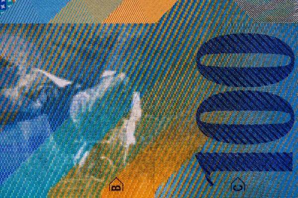 Enfoque Selectivo Detalle Del Billete 100 Francos Suizos Primer Plano —  Fotos de Stock