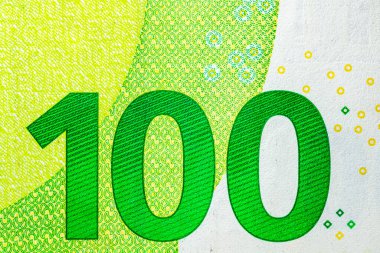 EURO banknotlarının detaylarına özen göster. EURO banknotlarının makro detaylarını kapat. Dünya para kavramı, enflasyon ve ekonomi kavramı