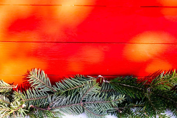 Karácsonyi Dekoráció Háttér Negatív Vagy Másolás Helyet — Stock Fotó