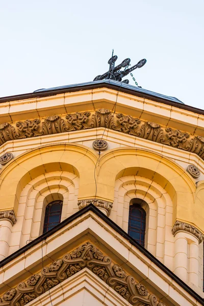 Architectonische Details Van Kathedraal Uitzicht Kerk Alba Iulia Roemenië 2021 — Stockfoto