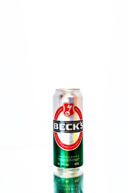 Bükreş, Romanya, 2021 'de Beck' s veya Becks biraları