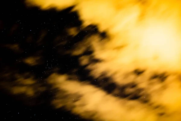 Stars Space Real Photography Moving Clouds — Stock Photo, Image