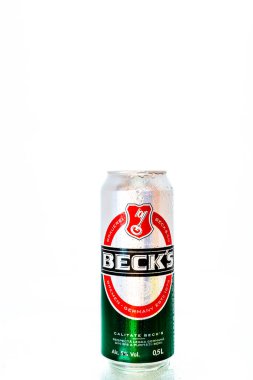 Bükreş, Romanya, 2021 'de Beck' s veya Becks biraları