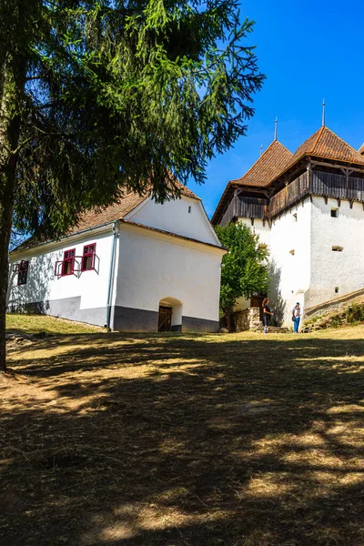 Architectural Details Medieval Church View Fortified Church Viscri Unesco Heritage — Stock Photo, Image