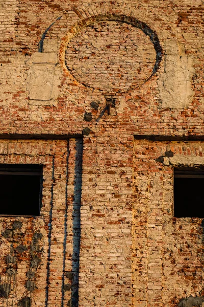 Old Brick Building Bucharest Downtown — Stock Photo, Image