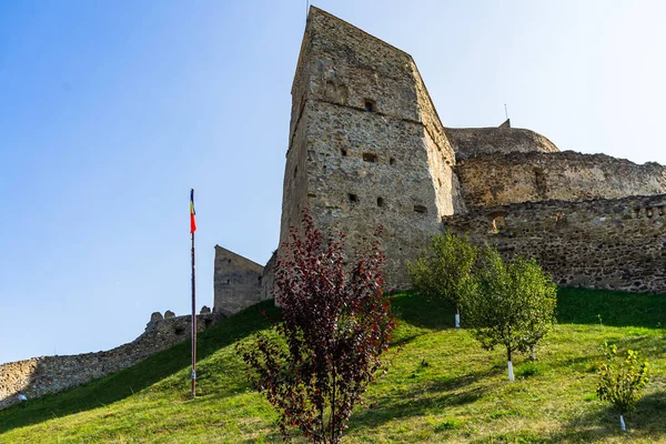 Fortaleza Rupea Famosa Transilvânia Romênia Rupea Citadel Cetatea Rupea — Fotografia de Stock