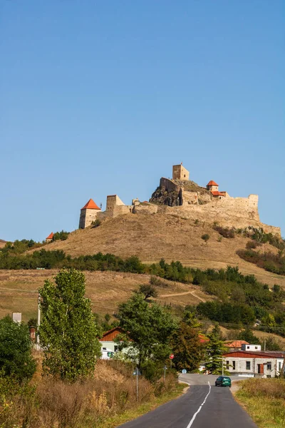 Знаменитая Крепость Рупеа Трансильвании Румыния Рупия Фадель Cetatea Rupea Румыния — стоковое фото