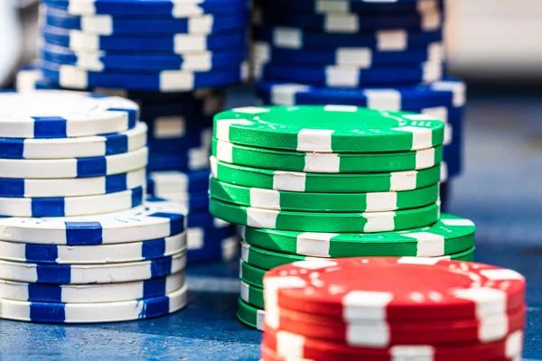 Concepto Juego Poker Concepto Casino Para Negocios Riesgo Azar Buena — Foto de Stock