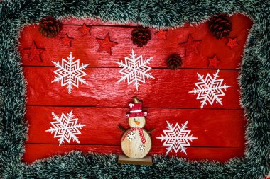 Noel konsepti düzleşmişti. Noel arkaplan kopyalama alanı