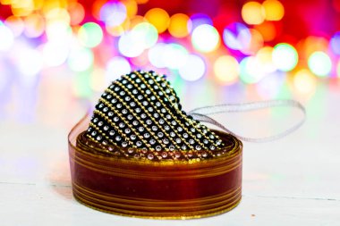 Işıklara karşı Noel dekorasyonları