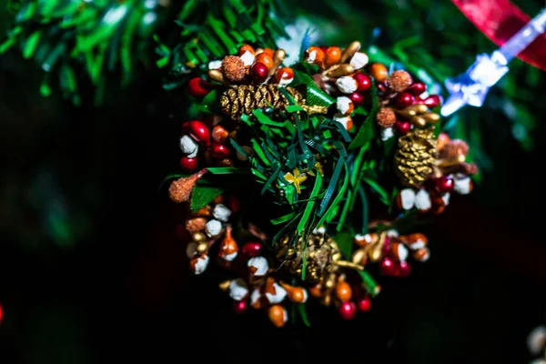 Ornamento Natale Appeso All Albero Natale — Foto Stock