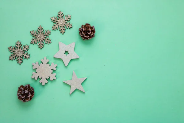 Decoração Natal Com Bokeh Luzes Natal — Fotografia de Stock