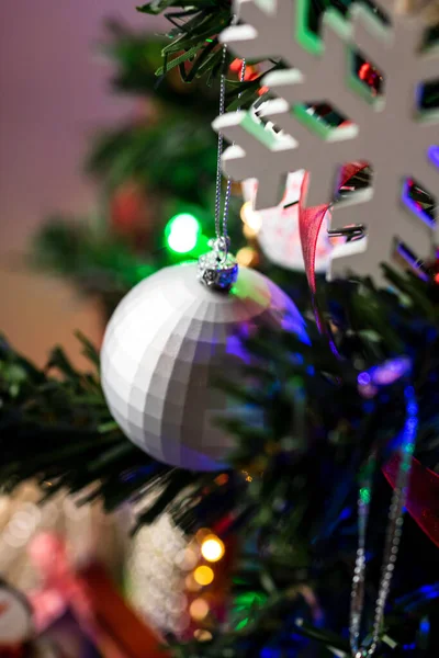Decoración Navidad Colgando Árbol Navidad —  Fotos de Stock