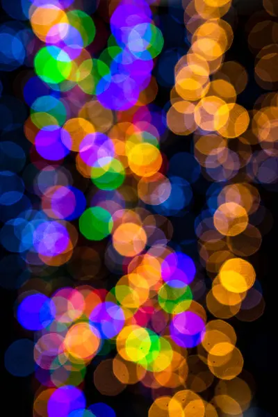 Abstract Blurred Christmas Lights Background — Stock Photo, Image