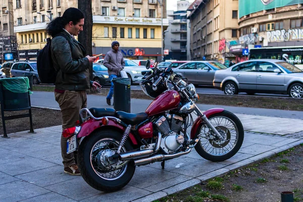 Auta Znečištění Dopravní Zácpa Dopoledních Hodinách Večer Hlavním Městě Bukurešti — Stock fotografie