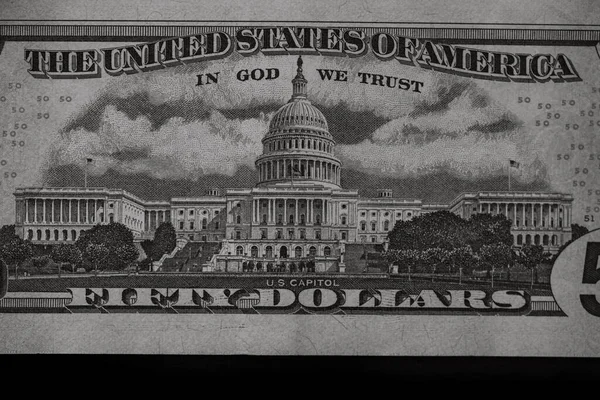 Banknoty Usd Banknoty Dolarowe Usa Dolar Amerykański — Zdjęcie stockowe
