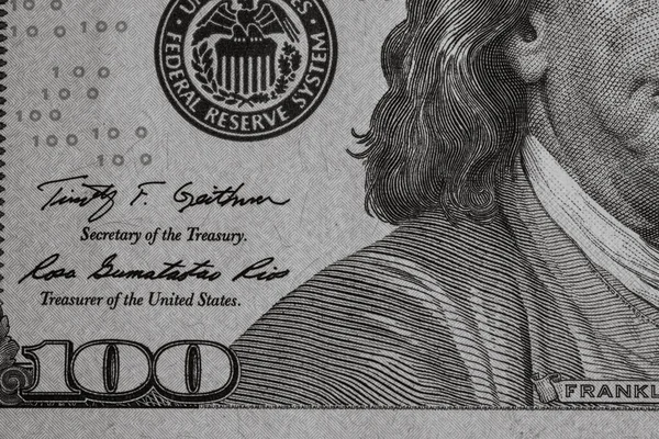 Bankbiljetten Usd Bankbiljetten Amerikaanse Dollars Amerikaanse Dollar — Stockfoto