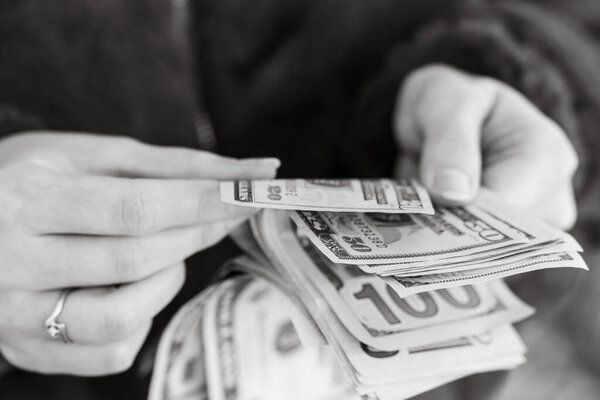 USD banknotes, United States Dollars banknotes. US dollar