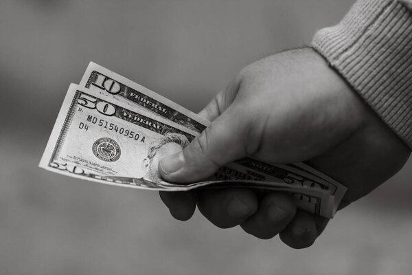 USD banknotes, United States Dollars banknotes. US dollar