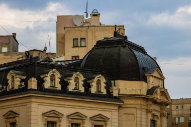 Bükreş 'teki Calea Victoriei' de bulunan Ulusal Kütüphane