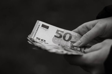 para euro sikke ve banknot